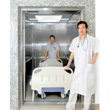 High Speed Stretcher Elevator with Hairline Stainless Steel